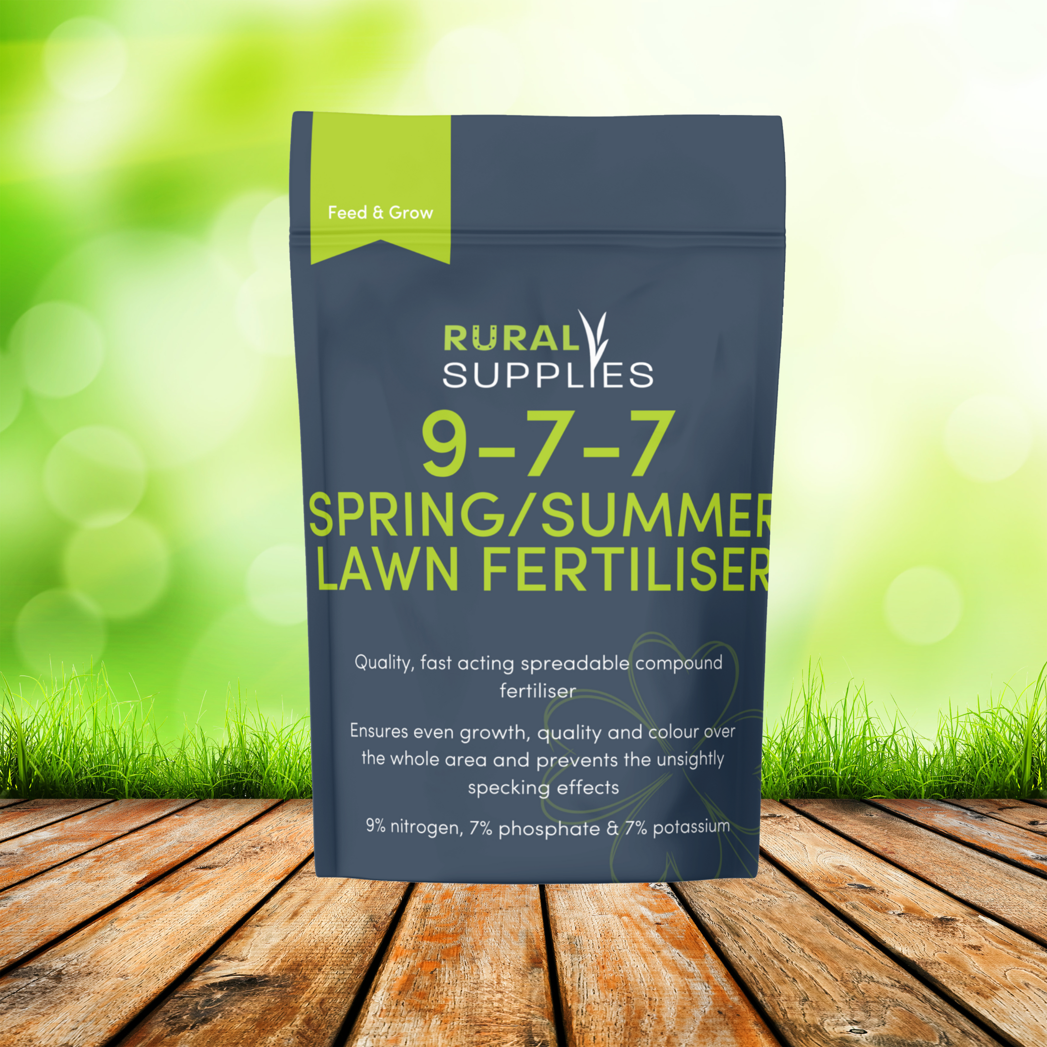 Spring Summer Fertiliser 9-7-7 NPK bag