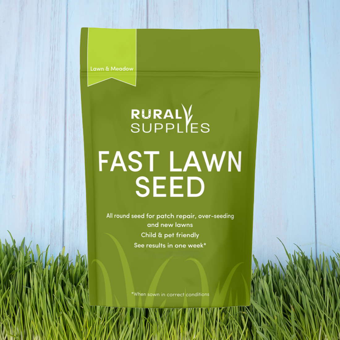 Fast Growing Lawn Seed bag