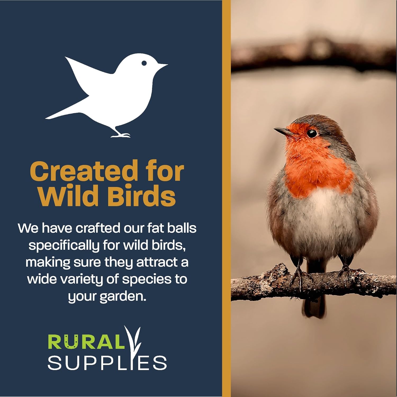 High-Energy Fat Balls for Wild Birds – Premium Bird Food for Year-Round Feeding
