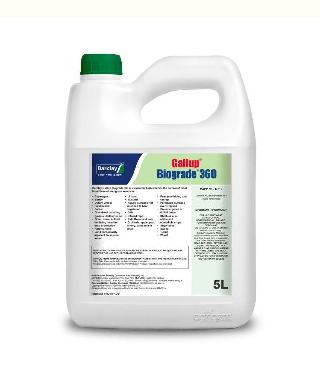 Gallup Biograde 360 ¦ 5L ¦ Weed Killer ¦ Control ¦ Non Hazardous ¦ Garden Care