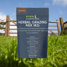 Load image into Gallery viewer, 1KG Herbal seed mixture for Horse paddocks
