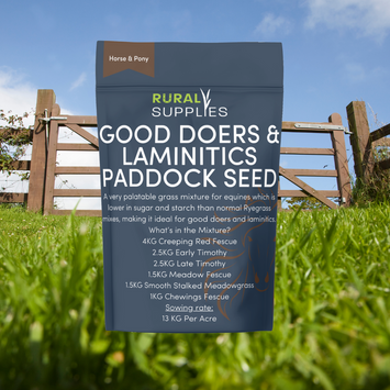 Good Doers & Laminitics Paddock Seed Without Herbs