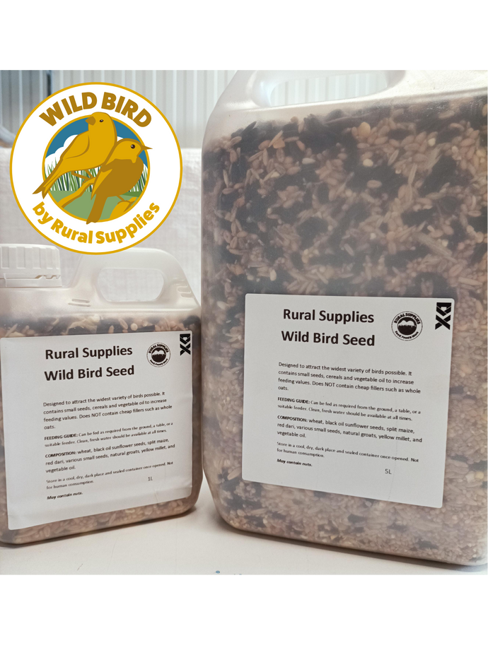 Wild Bird Seed Mix in Reusable Container