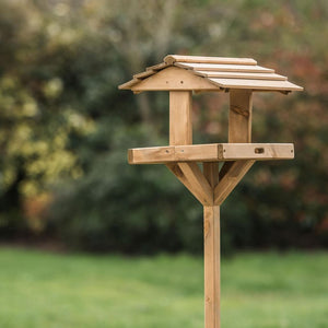 Traditional Wooden Bird Table