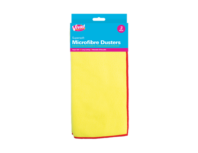 Microfibre Dusters (Pack of 3)